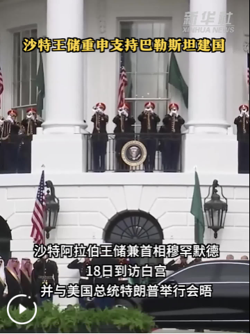 沙特王储重申支持巴勒斯坦建国