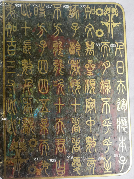 小篆鼻祖铜书研究之一  ——宜识篇校勘与注释