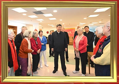 习近平总书记春节前夕在北京看望慰问基层干部群众纪实