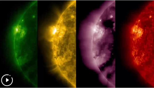 风云四号C星发布首套观测图像
