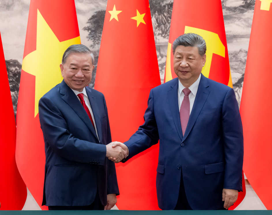 习近平同越共中央总书记、国家主席苏林举行会谈