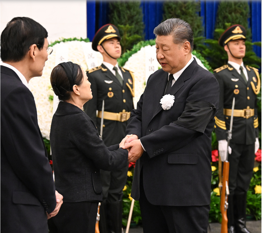 朱镕基同志遗体在京火化 习近平等到八宝山革命公墓送别
