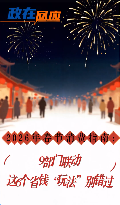 政在回应丨2026年春节消费指南：9部门联动，这6个省钱“玩法”别错过