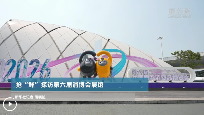 抢“鲜”探访第六届消博会展馆