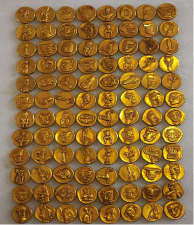 为黄毅朋友解读三星堆僰国金饼币铭文