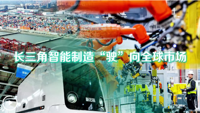 经济大省调研行丨长三角智能制造“驶”向全球市场