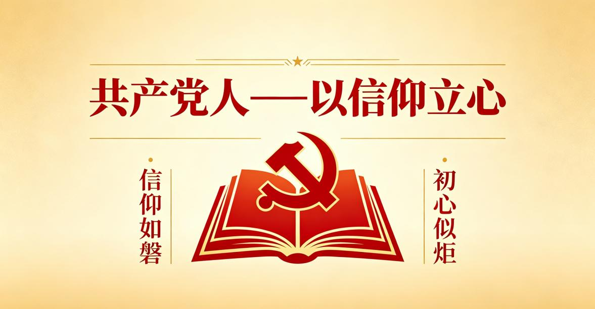 以信仰立心 以谦卑立身 以自律成事  ——新时代共产党人的精神修为与使命担当
