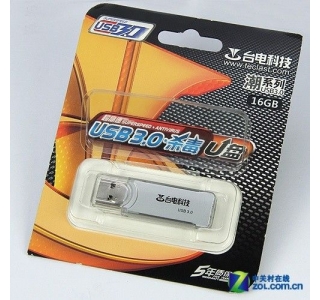 银色高贵气质 台电潮USB3.0优盘促销