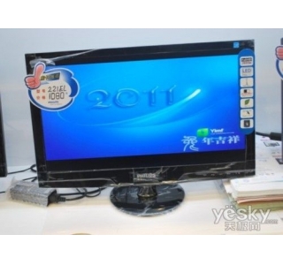 飞利浦21.5寸超薄机型221EL2SB/93售价小降