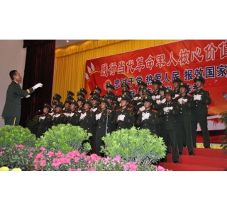 雪域红歌 武警西藏某部五四丰富多彩