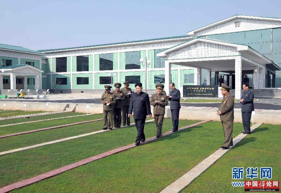 （国际）（1）金正恩视察国家科学院生物工程学分院草皮研究所