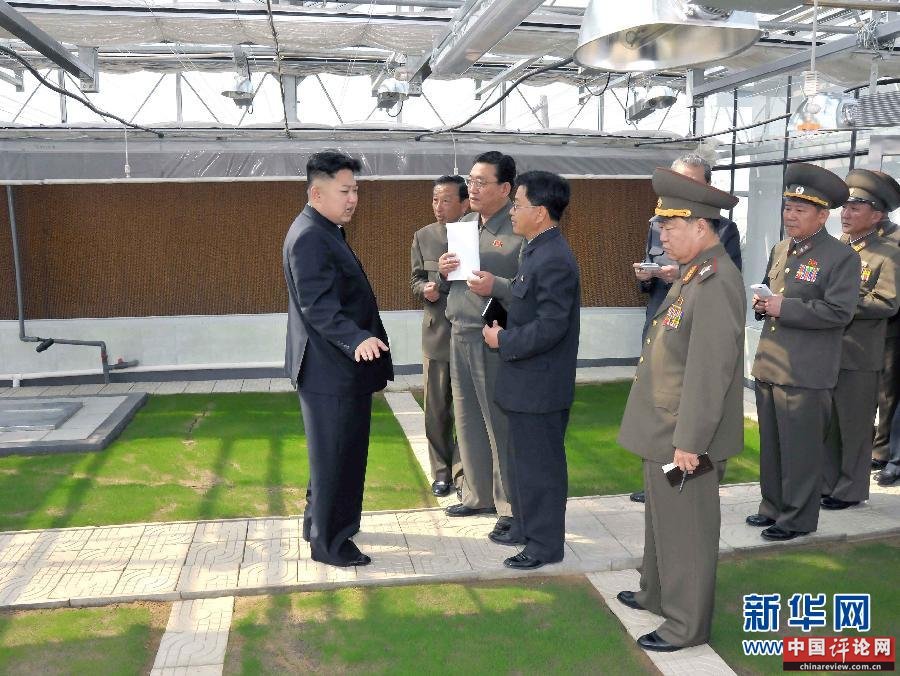（国际）（3）金正恩视察国家科学院生物工程学分院草皮研究所
