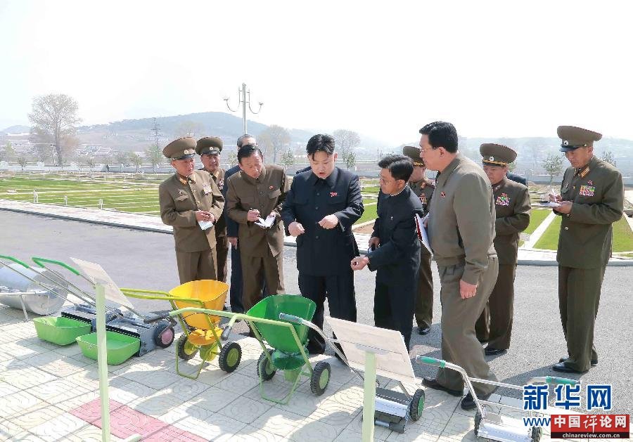 （国际）（2）金正恩视察国家科学院生物工程学分院草皮研究所