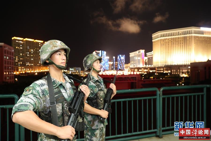 （在习近平强军思想指引下·我们在战位报告·图文互动）（1）驻澳门部队：濠江之畔，最可爱的人